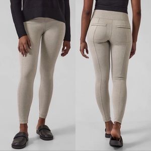 athleta delancey herringbone tight leggings ankle brand new